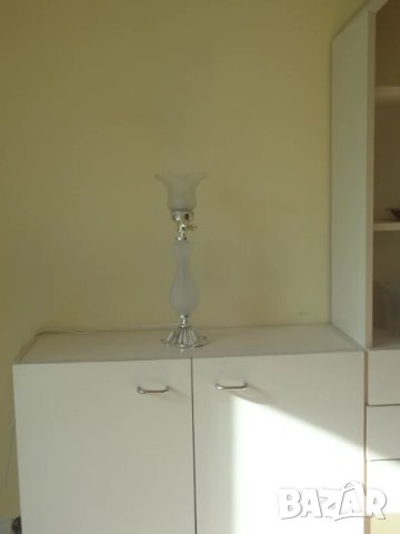 Гръцка лампа от метал и стъкло, снимка 7 - Настолни лампи - 51084982