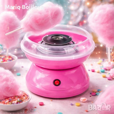 Машина за захарен памук за дома – Компактна, бърза и безопасна, снимка 7 - Други машини и части - 53255466