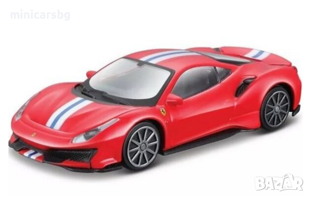 Метални колички: Ferrari 488 Pista - Bburago, снимка 3 - Колекции - 44970928