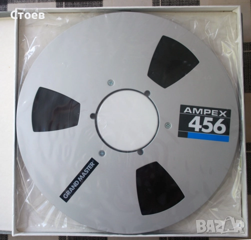 магнетофонни ролки AMPEX 26,5cm 1/4 инч нови-запечатани, снимка 2 - Декове - 51533419