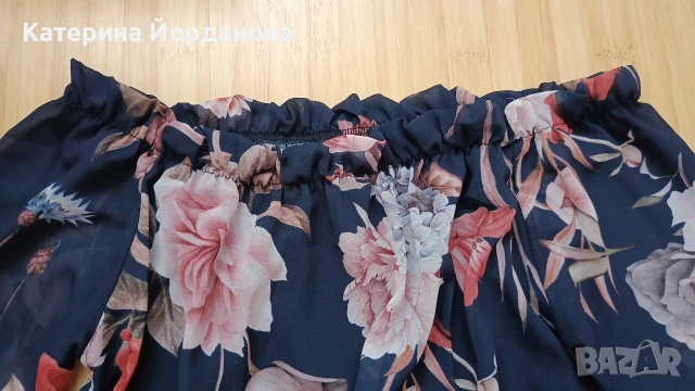 Дамска копринена блуза, снимка 2 - Блузи с дълъг ръкав и пуловери - 54143045