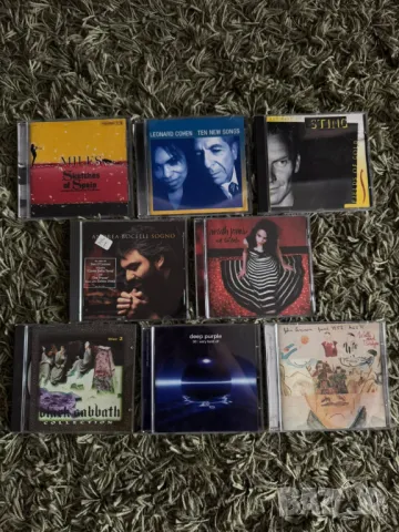 Noraj jones Andrea Bocelli Leonard Cohen Miles Davis Sting Deep Purple Audio cd аудио дискове