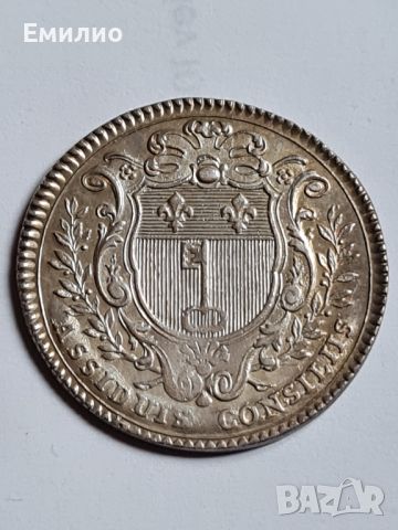 RARE. FRANCE ( ANGERS ) ASSIDUIS CONSILIIS.LOUIS 15th.1715-74. SILVER TOKEN , снимка 1 - Нумизматика и бонистика - 45807212