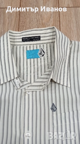Риза с къс ръкав Volcom, размер L, снимка 2 - Ризи - 52067389