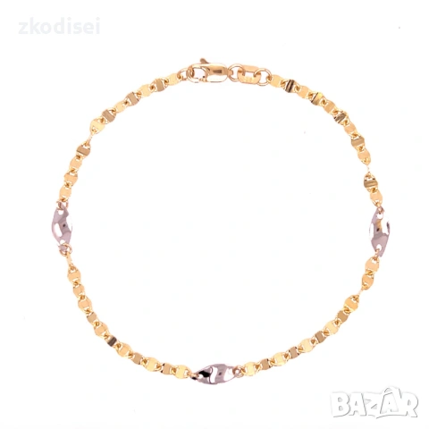 Златна дамска гривна 1,69гр. 17,0см. 14кр. проба:585 модел:37684-5