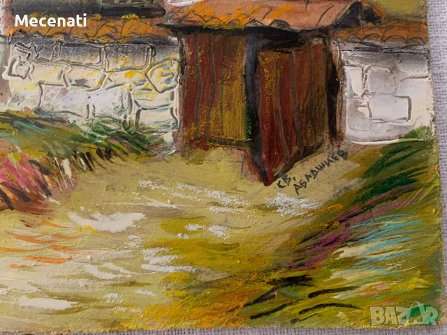 СВЕТЛИН АБАДЖИЕВ​ масло/пейзаж, снимка 8 - Картини - 53122645