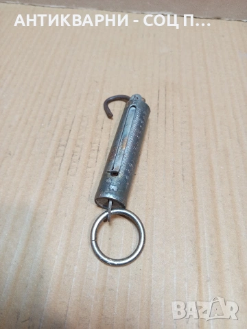 Соц Стар Малък Кантар До 60кг. НОМЕР 684., снимка 3 - Антикварни и старинни предмети - 53407092