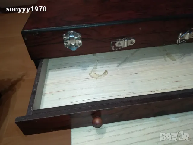 КРАСИВА ДЪРВЕНА КУТИЯ С КАПАК И ЧЕКМЕДЖЕ 1205252001LCHERY, снимка 13 - Антикварни и старинни предмети - 50258934