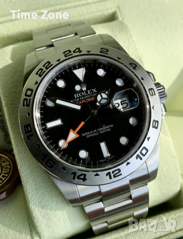 Rolex Explorer II 42mm Steel Black Dial Automatic, снимка 3 - Мъжки - 54049206