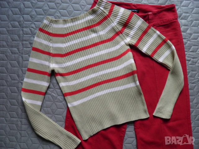 Дамски сет панталон Only и пуловер Benetton, снимка 3 - Панталони - 54300633