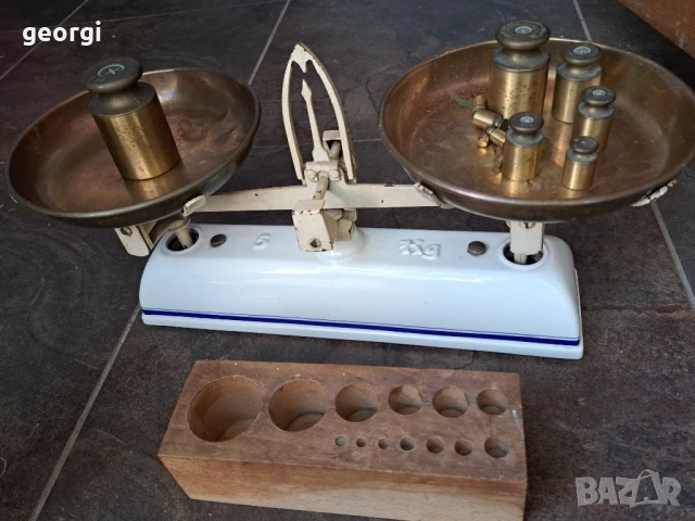 ретро порцеланов кантар везна , снимка 9 - Антикварни и старинни предмети - 50845837