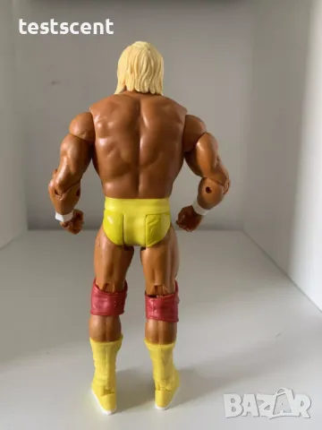 Екшън фигура WWE Hulk Hogan Хълк Хоугън WWF classic superstars legends Mattel Basic figure играчка, снимка 12 - Колекции - 49511514