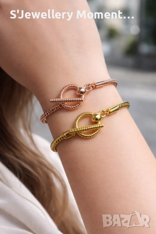 Различни модели на гривни тип Пандора, снимка 12 - Гривни - 53811927