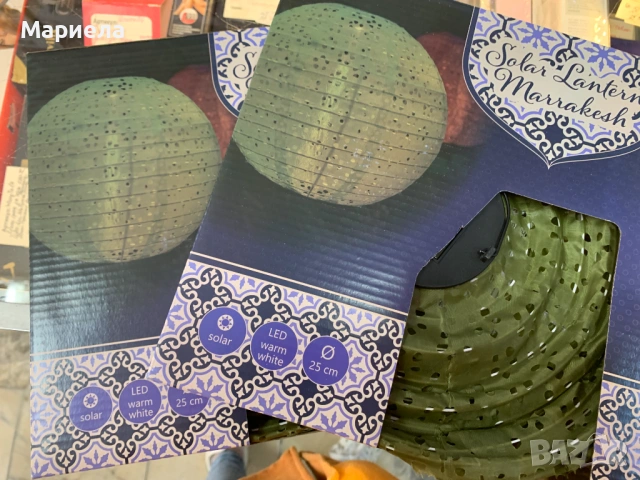 Соларен фенер MARRAKESH за външно осветление, водоустойчив, снимка 7 - Други - 53825987