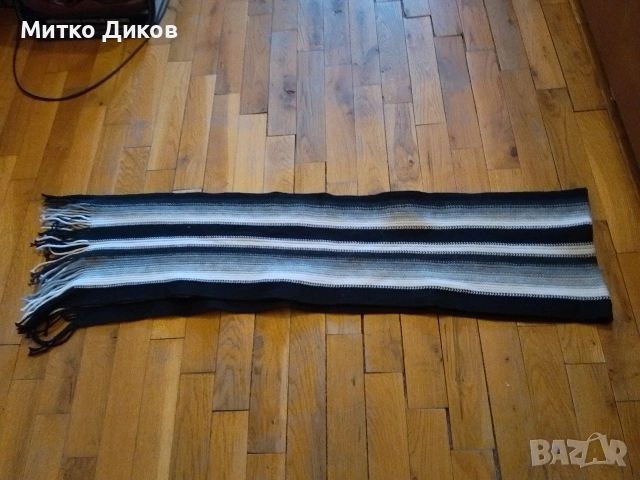 Шал УУЛМАРК 100% вълна и друг ч.бял, снимка 14 - Шалове - 27214021