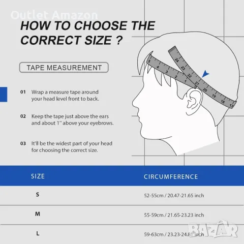 Блестяща ски каска Odoland, регулируема вентилационна система, защитна обвивка от EPS пяна за

, снимка 3 - Спортна екипировка - 49670185