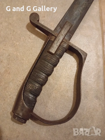 Стара италианска сабя мод.1855, снимка 4 - Други ценни предмети - 53125495