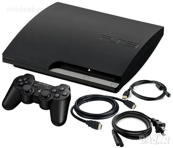 PlayStation 3 SuperSLIM хак 320GB 30 ИГРИ + джойстик PS3, снимка 1 - PlayStation конзоли - 47504620