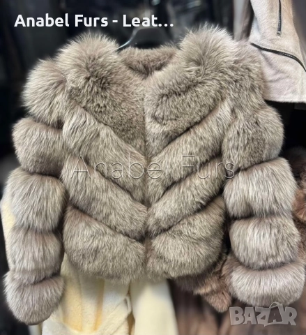 Дамско палто от естествен косъм и естествена кожа, снимка 14 - Якета - 34455047