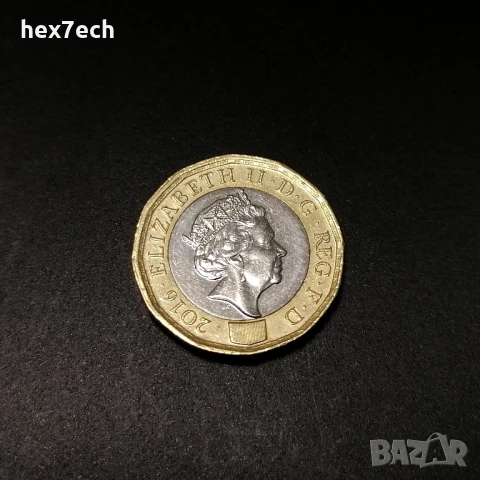 ❤️ ⭐ Великобритания 2017 1 паунд ⭐ ❤️, снимка 2 - Нумизматика и бонистика - 39322063