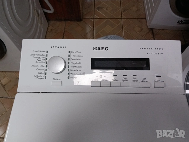 Пералня с горно зареждане Аег Aeg Protex Plus A+++ 6кг 2 години гаранция!, снимка 2 - Перални - 54241638