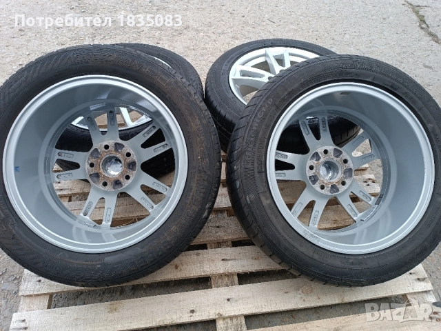 Лети джанти 16ки 5х112 Space Wheels + летни гуми 205/55/16, снимка 9 - Гуми и джанти - 52109734