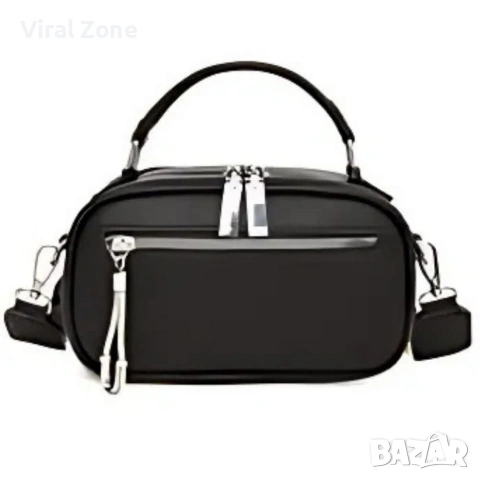 Модерна дамска чанта с ципове в различни цветове, снимка 10 - Чанти - 53290544