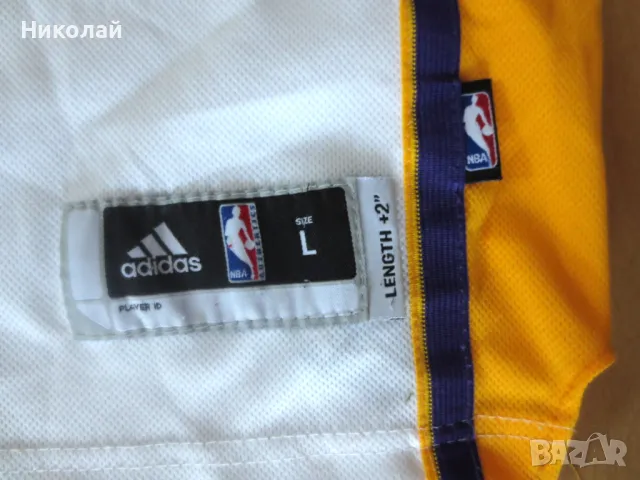 Adidas NBA Jersey Lakers Kobe Bryan детски потник, снимка 3 - Детски тениски и потници - 47192815