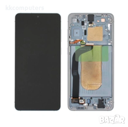 LCD Дисплей за Samsung SM-S731F S25 FE 5G 2025 / GH82-38431B / Тъч скрийн + рамка / Бял / Оригинал S