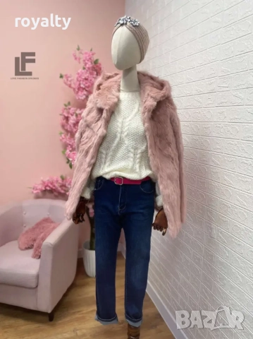 Еко Палто LFS The Beauty Pink 9417, снимка 3 - Палта, манта - 52841016
