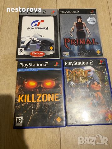 Игри за PS2 Killzone / God of war / Grand turismo / Primal, снимка 1 - Игри за PlayStation - 45298214