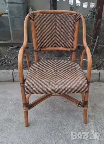 Стол от ратан винтидж немски 1 брой 