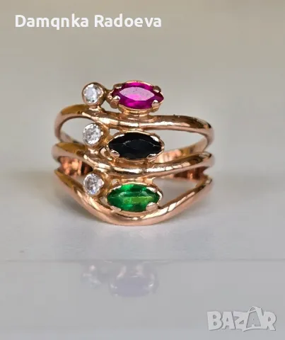 Златен пръстен 14 карата проба 585, снимка 1