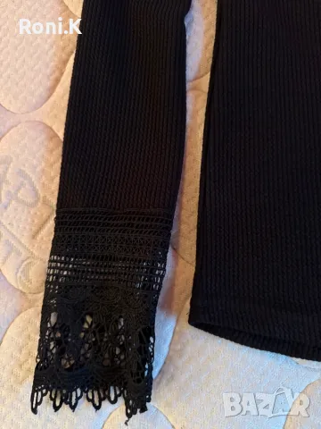 Блуза с паднало рамо, снимка 3 - Блузи с дълъг ръкав и пуловери - 50420495