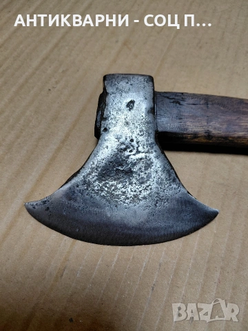 Стара Ръчно Кована Брадва Викинг 0.630кг. НОМЕР 747., снимка 4 - Антикварни и старинни предмети - 54175990