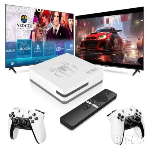 Игрова конзола G7 Android 13 Plus Gaming TV Box 30,000 + Games WIFI 2 джойстика, снимка 5 - Части и Платки - 48717481