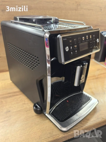 Saeco Xelsis - пиано черно (SM7580/00) , внос от Австрия , с БГ меню  и консумативи, снимка 5 - Кафемашини - 53126121