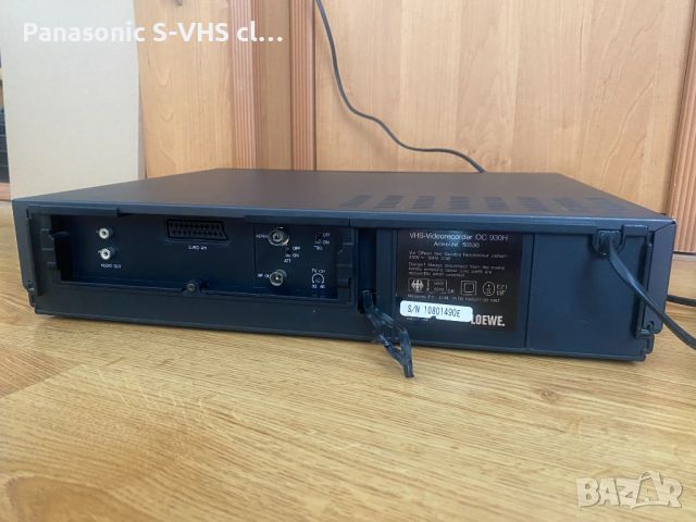 LOEWE VHS -HI-Fi stereo video recorder SpLp, снимка 10 - Плейъри, домашно кино, прожектори - 46573742