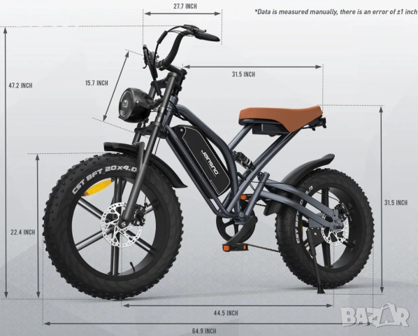 Нов топ електрически велосипед Х50