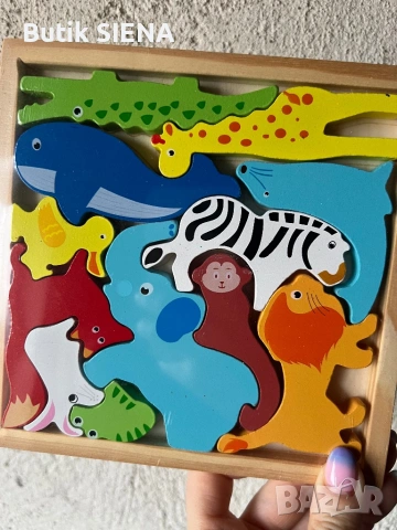 Пъзел с форми на животни