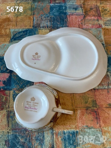 Royal Albert тенис сет Lady Hamilton, снимка 10 - Сервизи - 54294413