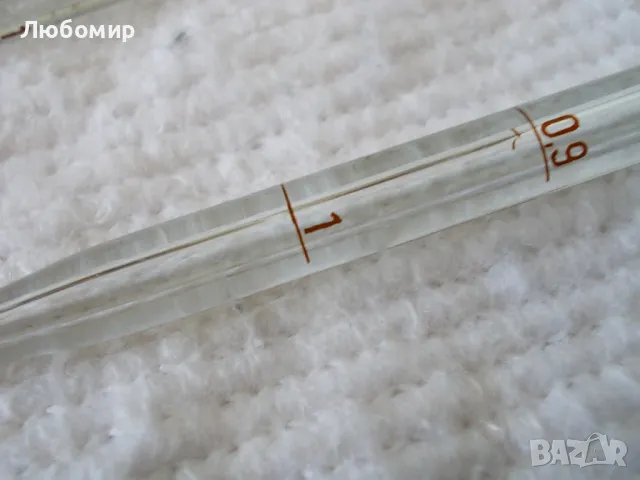 Стъклена пипета 1in 1/10 ml QUALICOLOR, снимка 4 - Медицински консумативи - 47846705