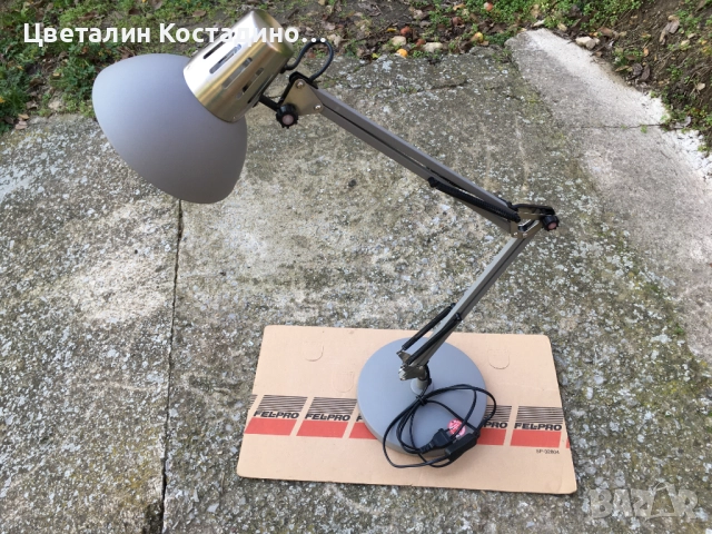 немска , разтегателна работна лампа "Nino", снимка 6 - Настолни лампи - 52736953