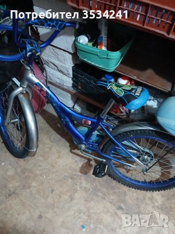 децки велосипед с помощни колела, снимка 2 - Детски велосипеди, триколки и коли - 45432266