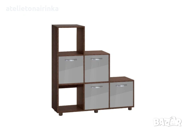 Етажерка Кубо 6 с четири вратички постформинг, снимка 9 - Етажерки - 53882476
