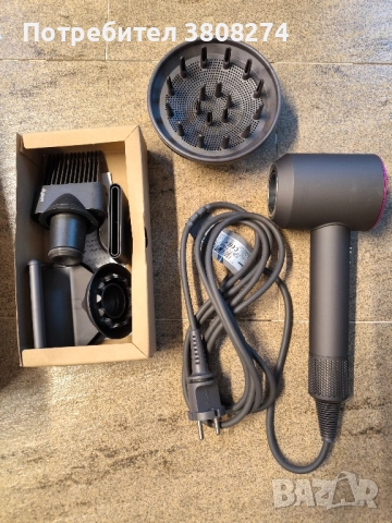 Сешоар с дифузер DYSON Supersonic HD 07 , снимка 3 - Сешоари - 52043005