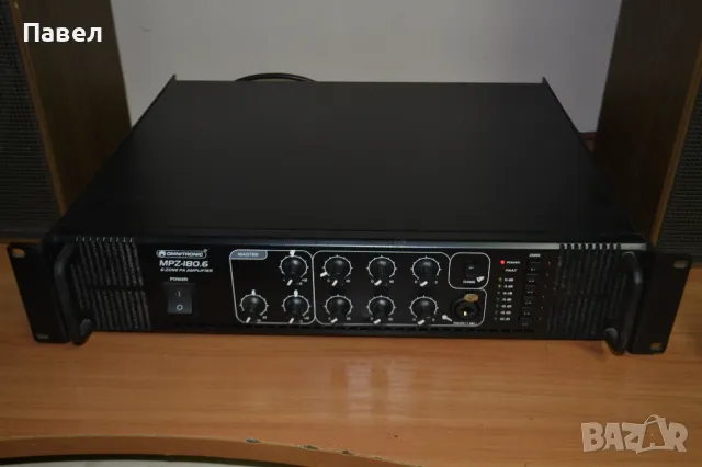 omnitronic mpz-180.6, снимка 1 - Ресийвъри, усилватели, смесителни пултове - 47177513