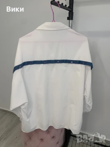 Дамска риза овърсайз наметка , снимка 6 - Ризи - 51036288