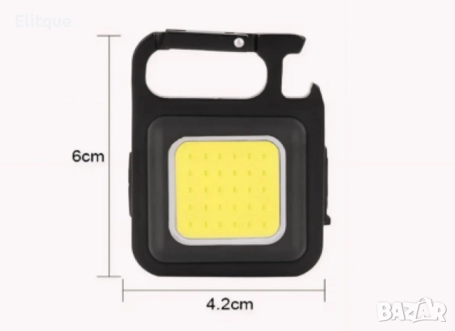 Къмпинг ключодържател с лед лампа и отварачка 3 в 1, снимка 4 - Други стоки за дома - 52855408