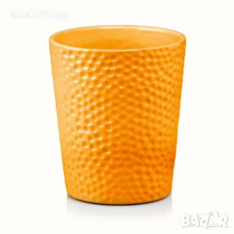 Кашпа за орхидеи-13х13х15 см./оранжева кашпа/саксия